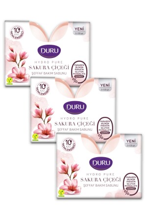 MNZ-Hydro Pure Sakura Flower 9 Pieces صابون 3x450 ج 509440M-3 - Duru