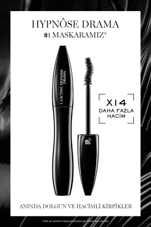 (MNZ-Hypnôse) دراما (مستعداً) تأثير الكتلة والحجم (Mascara 01 Black 3605531812213 - Lancome