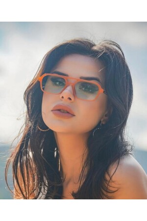نظارات شمسية من نوع MNZ-Ice Cube Orange ICE1001 - REN