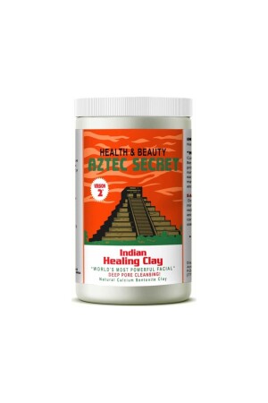 (MNZ-Indian Healing Clay) (البنتونيت) (البنتونيت) (البنتونيت) (Clay Economic Size 908 Gr) لسلوليت و (Detox - Aztec Secret