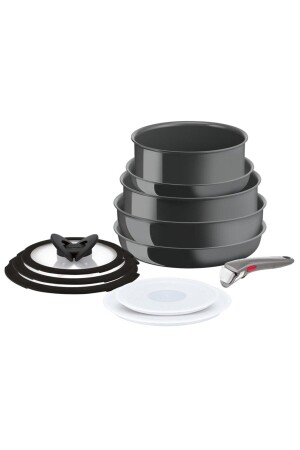 MNZ-Ingenio Ceramic Renew مجموعة كبيرة 11 قطعة 60AH - TEFAL