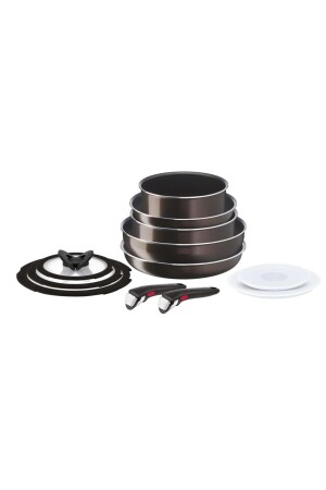 MNZ-Ingenio Xl التيتانيوم المكثف 2x مجموعة كبيرة 12 قطعة - Tefal
