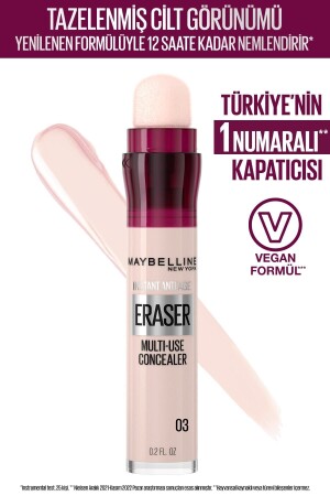 MNZ-Instant Anti Age Eraser Concealer - 03 معرض - Maybelline New York