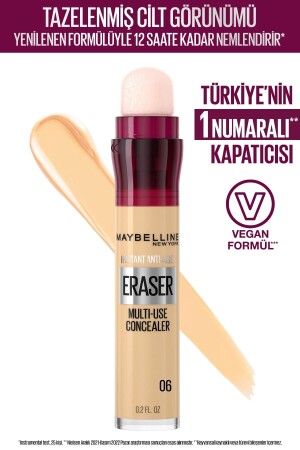 MNZ-Instant Anti Age Eraser Concealer - 06 محايدة - Maybelline New York