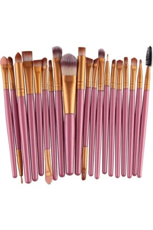MNZ-Izla 20 قطعة محترفة فرشاة تجميل ناعمة مجموعة لون الأرجواني - Makeuptime