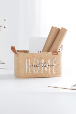 MNZ-Jute المخبأ غسيل الغسيل غرفة الأطفال منظمة الألعاب المنقلبة تخزين السلة المنظمة 30x21x18 - Ocean Home Textile