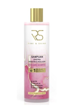 (MNZ-Keratin & Collagen Shampoo) - 375 مل RS002 - rise and shine