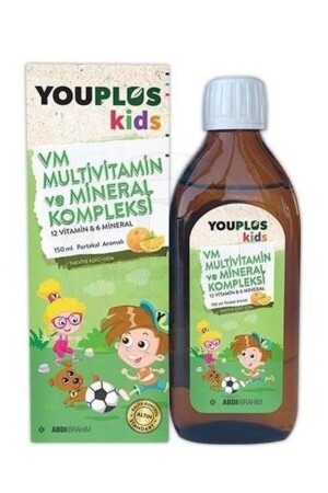 (MNZ-Kids Vm) الفيتامينات والمعادن المجمع 150 مل 8699514570448 - Youplus