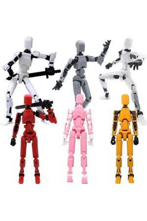 MNZ-Knk13 صورة عمل روبوت توقف الحركة مفاصل اللعبة المتحركة (1PCS SENT COLOR RANDOM) - Main Collectibles