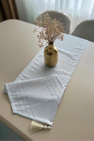 غطاء (MNZ-Lara Runner) الرمادي 40x145 - Gülce Home Collection