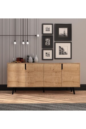 مكنسة مودرن من MNZ-Latina 180 سم صفير أوك VM08 - VM VERTEX MOBİLYA