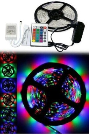 MNZ-Led متحركة التشبيك واللعب التحكم في المحول RGB شريط الإضاءة 5 متر - Ulbay