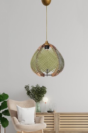 MNZ-Lierre مصباح معلق مصنوعة يدوياً شمعة شمعة خضراء خفيفة SH198 - hmydesign