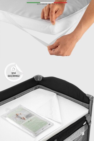 MNZ-Life 70*120 مضاد لحماية السرير الطفولة المرنق - Elele