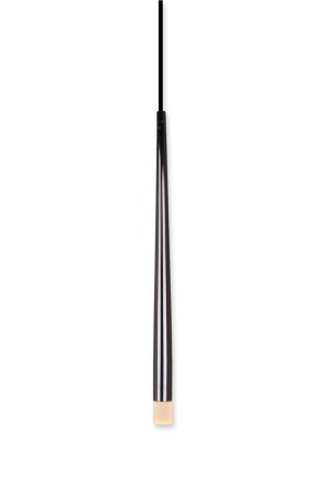 MNZ-Long Led Platinum Color Coated Single Led Pendant Lamp LLSAA0101 - Fivorno Aydınlatma
