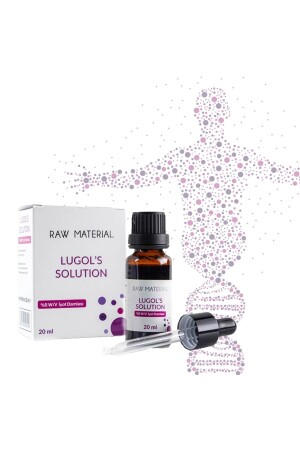 الحل من MNZ-Lugol اليود 5% قطرة 20 مل - Raw Material