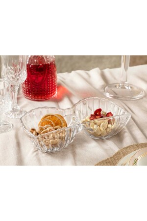 MNZ-Luly Glass 2 مقعد مقلاة 25 سم شفاف 10032987 - English Home