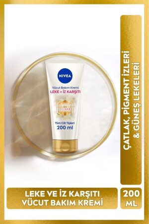 كريم مراقبة الجسم من قِبل MNZ-Luminous630 مضاد للثغرات وال ندوب 200 مل - علامات التمدد والبقع الشمسية - 48 ساعة الرطوبة - Nivea