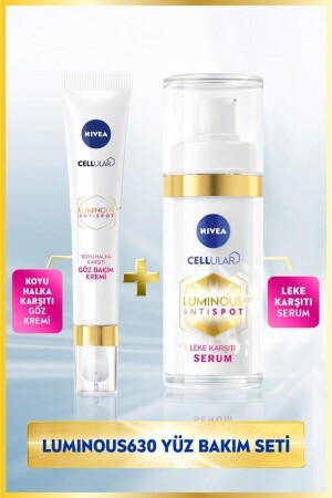 مادة منخفضة للزلاء من مخزن MNZ-Luminous630 30ml ومادة منخفضة للزلاء من مخزن Luminous630 15ml SET. NVE. - NIVEA