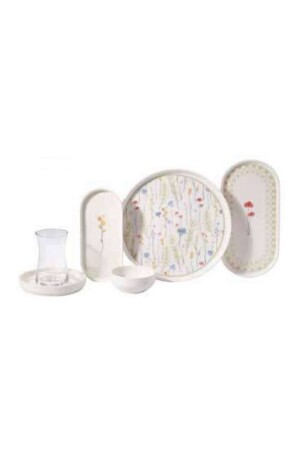 MNZ-Luna 26 قطعة إعداد الإفطار لـ 6 أشخاص A8688 (8691607868807) - Korkmaz
