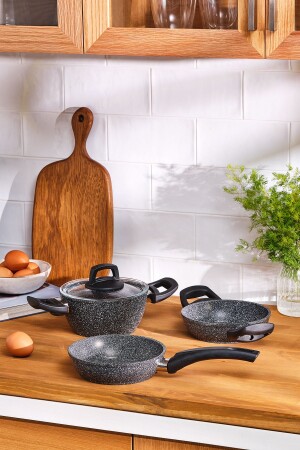 MNZ-Luna 4 Piece Midi Kitchen Set - Emsan