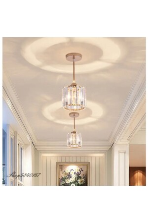 MNZ-Luxury Crystal Modern Single Gold شمعة من الذهب - Luna Lighting