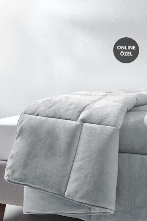 MNZ-Macaron Single Wellsoft Duvet - رمادي - Yataş