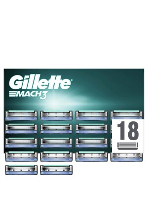 MNZ-Mach3 18 علبة من الألواح الصفرة - Gillette