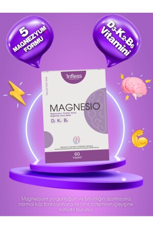 MNZ-Magnesium-Magnesium Complex فيتامين B6 و D3k2 - Infless