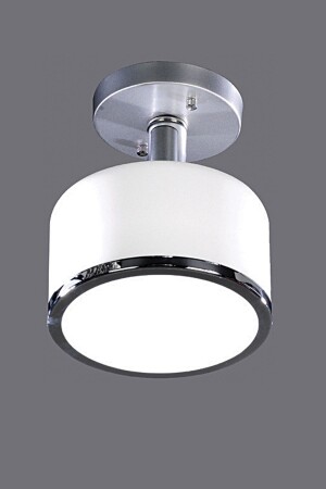 MNZ-Magnum Single Opal Glass Chrome Chandelier BS. 7111-51-41 - Avize çarşısı