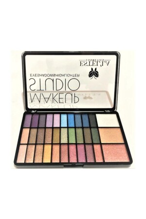 MNZ-Make Up Studio 30 قطعة عيون + 3 قطعة مُضخّم المُخترع ES001 - Estella