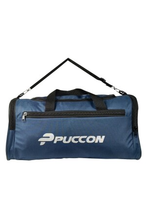 حقيبة رياضية للجنة البحرية الزرقاء للرجال من قبل جنة (MNZ-Men's Navy Blue Holiday Travel Sports Bag) - حقيبة مع عصا يد وكفله PZM - Puccon