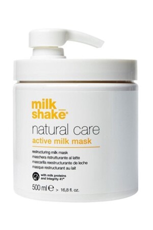 MNZ-Milk_shake رعاية طبيعية ماسك اليوغورت النشط 500 مل جديد - ماسك اليوغورت 8032274050490 - Milkshake