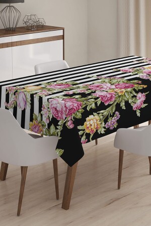 MNZ-Modern Floral Pattern طباعة رقمية 3D طلاء الطاولة - 140 × 180 سم - Realhomes