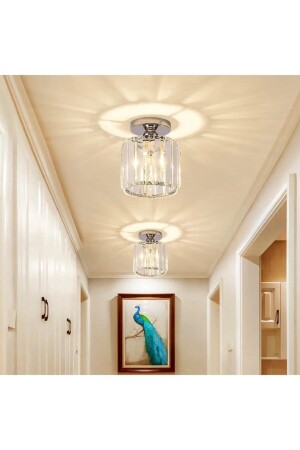 MNZ-Modern Plafonier Chandelier 2 Piece Set سعر الممر الشنطي - burenze
