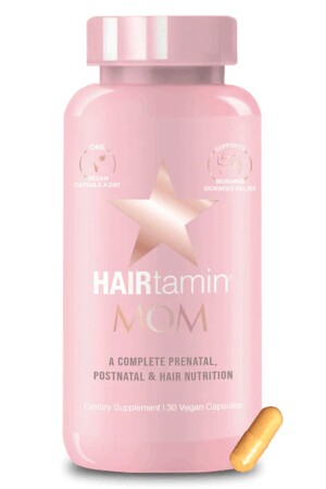 (MNZ-Mom) - فيتامينات الشعر للنساء الحوامل والإناث اللاتي ترضيعون - Hairtamin