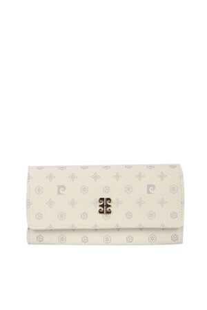 MNZ-Monogram Ecru كيس المزاج والكعبات للنساء 06pc23y704-mn - Pierre Cardin