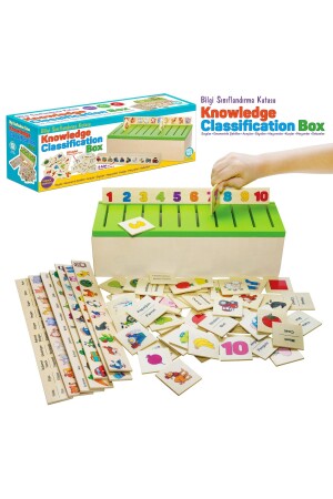 صندوق تصنيف المعلومات من MNZ-Montessori - مقفل - Circle Toys