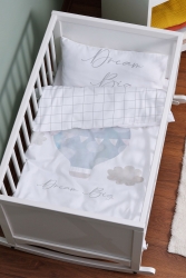 مجموعة غطاء غطاء المكنسة الأمية من جانب (MNZ-Mother's Side Crib Duvet Cover Set (60X100) - سلسلة الأطفال النقيين - كريستير هوا - Tuğba Kuğu