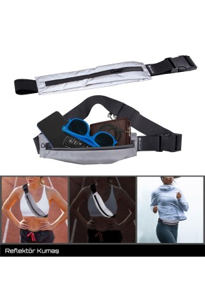 MNZ-Multifunctional Reflective Athlete (متعدد وظائف) حقيبة الخصر - Rebuwo