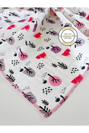 MNZ-Multi-Purpose Muslin Blanket 90x90 سم بيولوجية P-ورمان FEMMMSLN01 - femmstore