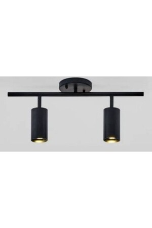 MNZ-Mylights مات أسود مضاعف LED الاضواء أدى Sconce أدى الشنابل مع مصباح النهار MYL002947 - demet habek mylights