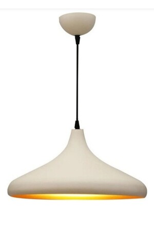 MNZ-Mylights Retro Rustic رياضي عصري كريم معدني معلق مصباح الشنابل 35 سم MYL0030011 - demet habek mylights
