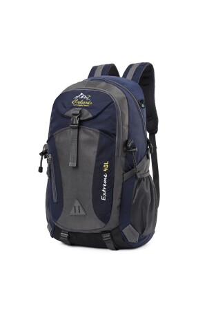 MNZ-Navy Blue الوظيفي المستورد متعدد الجيب مقاوم للماء كيس رياضي للجبال في الهواء الطلق 40 لتر - Bliss