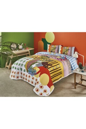 مجموعة من المواد المزودة بمادة MNZ-Neomi Duvet Set مزدوجة V03-صفراء V03-صفراء - Taç