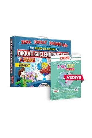 MNZ-Neuro Via Attention Strengthening Set 9 سنوات و الاهتمام البصري - Adeda Yayınları