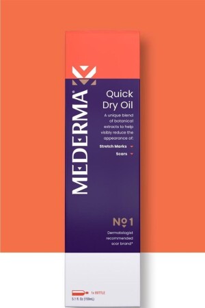 MNZ-No:1 زيت سريع الجفاف ضد التمديد زيت رعاية الجلد 100 مل 810000318247 - Mederma