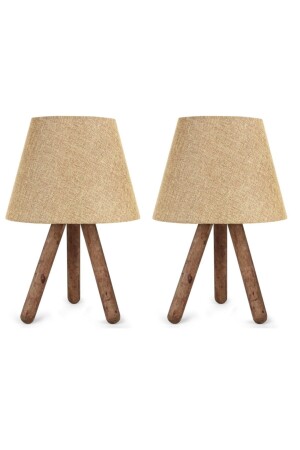 MNZ-North Home الخشب ساق شمعة ظل الأنسجة الرأس 2 حزمة فرصة المنتج AAGK9004 - Art&Gift