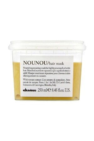 (MNZ-Nounou) كعاب شعر غذائية وحماية قناع 250 مل مفتاح كوافر 8004608242079 - Davines