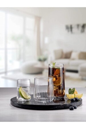 مجموعة من الزجاج من نوع MNZ-Nova 18 قطعة 045oa Fma07090 228 PRA-4180838-9375 - Paşabahçe